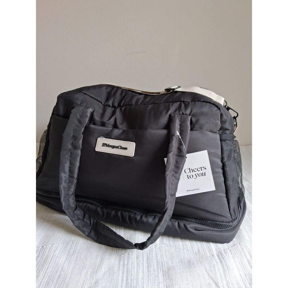 JP Morgan Chase 10th Anniversary Employee Appreciation Week Duffel Bag Black